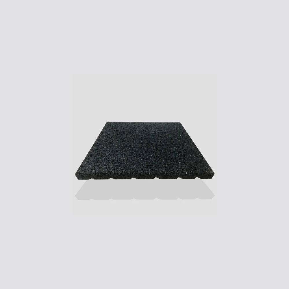 Suelo Caucho 1000x500x40 mm - Negro *PAR* (Granulado Grueso)