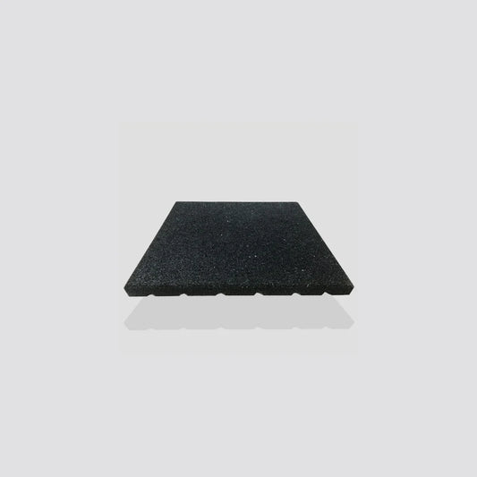 Suelo Caucho 1000x500x40 mm - Negro *PAR* (Granulado Grueso)